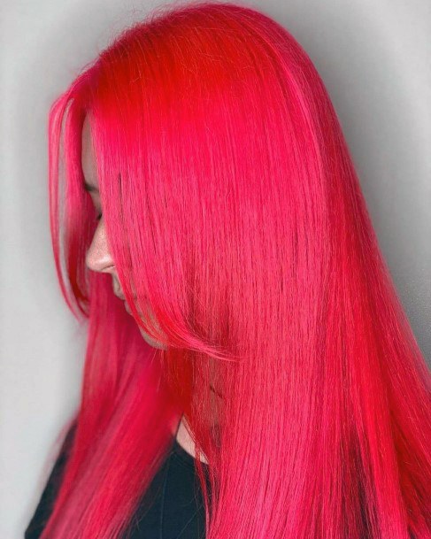 Cool Female Hot Pink Hairstyles Ideas