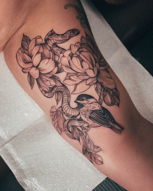 Cool Female Inner Arm Tattoo Designs