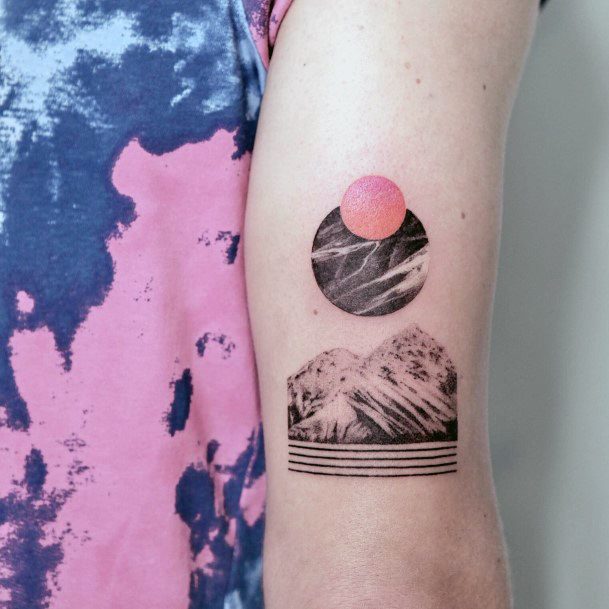 Cool Female Marble Tattoo Designs