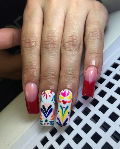 Cool Female Mexican Nail Designs