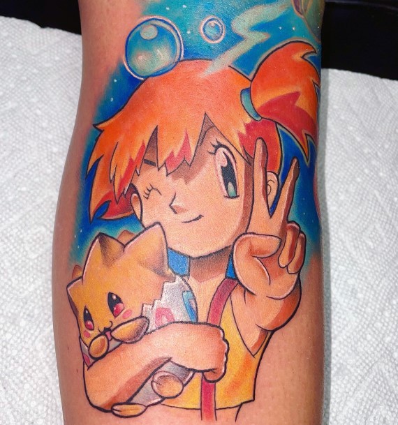 Cool Female Misty Tattoo Designs