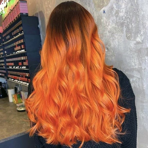 Cool Female Orange Hairstyles Ideas