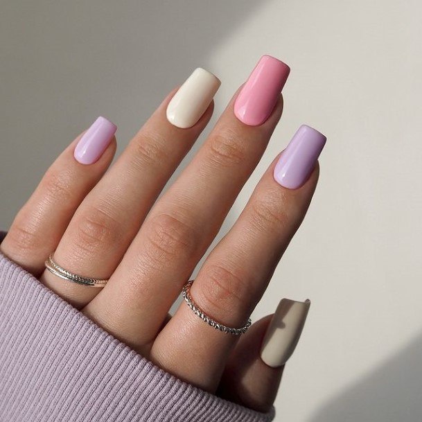 Cool Female Pastel Nail Designs