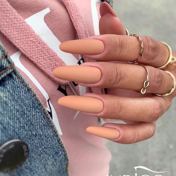 Cool Female Plain Nail Designs