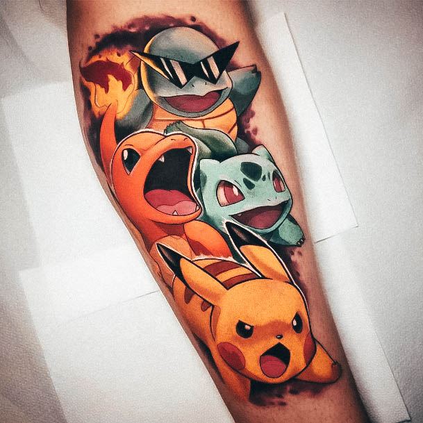 Cool Female Pokemon Tattoo Designs