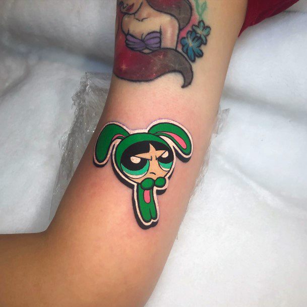 Cool Female Powerpuff Girls Tattoo Designs