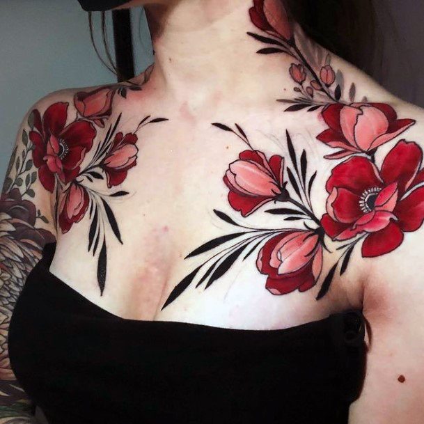 Cool Female Pretty Tattoo Designs