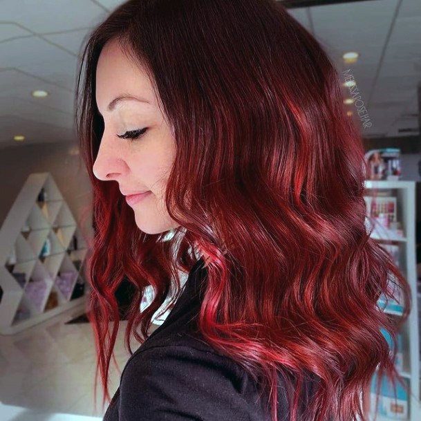 Cool Female Red Hairstyles Ideas