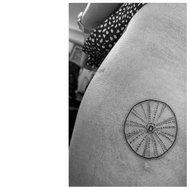 Cool Female Sea Urchin Tattoo Designs