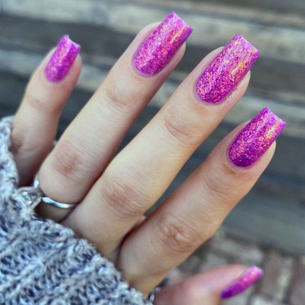 Cool Female Shimmer Nail Designs