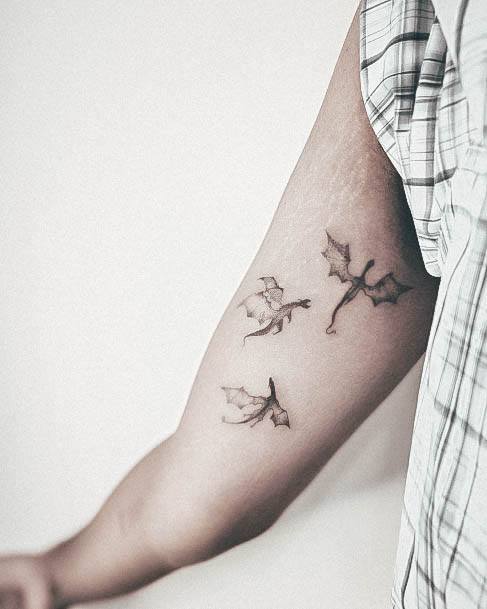 Cool Female Sibling Tattoo Designs