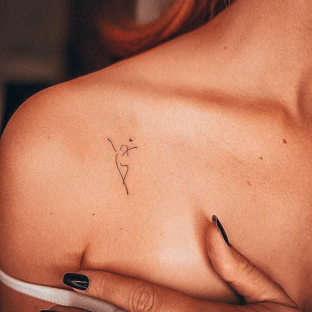 Cool Female Small Chest Tattoo Designs