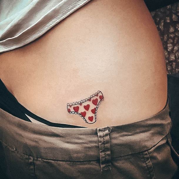 Cool Female Small Hip Tattoo Designs