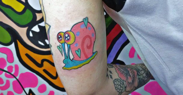 Cool Female Spongebob Tattoo Designs