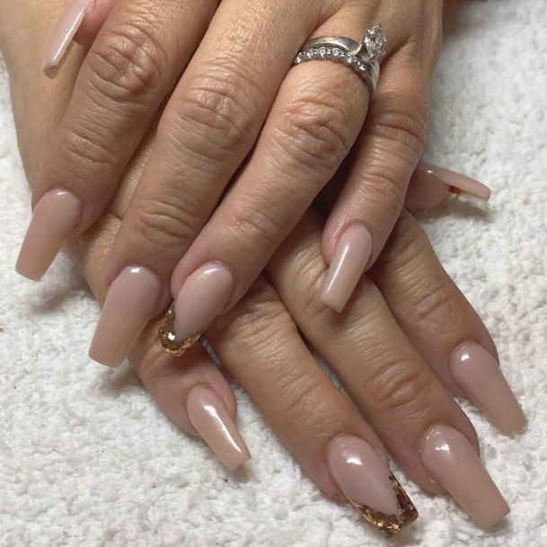 Cool Female Tan Nail Designs