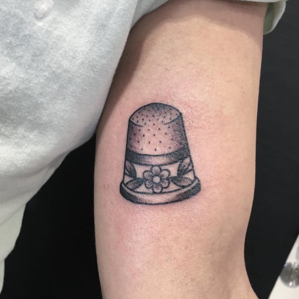 Cool Female Thimble Tattoo Designs