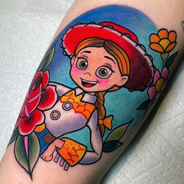 Cool Female Toy Story Tattoo Designs