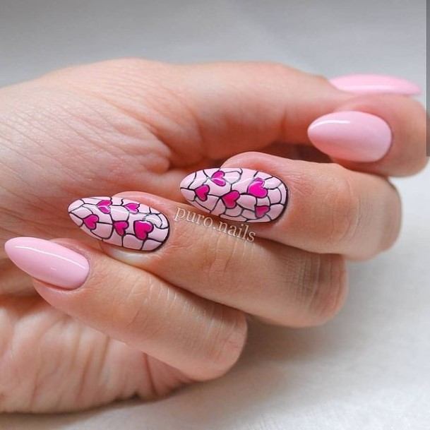 Cool Female Valentines Day Nail Designs