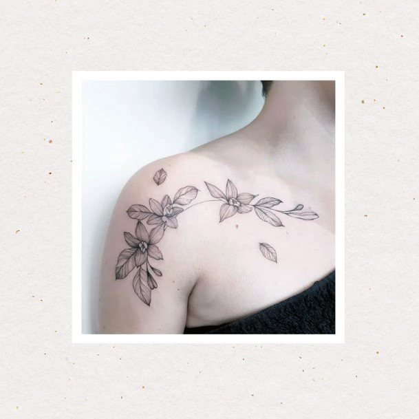 Cool Female Vanilla Tattoo Designs