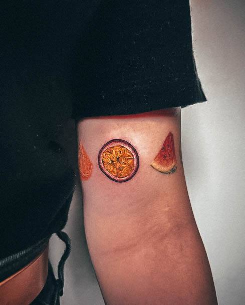 Cool Female Watermelon Tattoo Designs