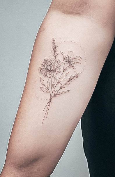 Cool Fine Line Tattoos For Women