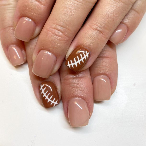 Cool Football Nails For Women