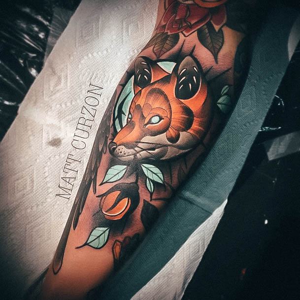 Cool Fox Tattoos For Women