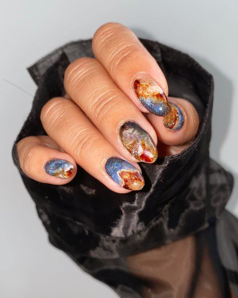 Cool Galaxy Nails For Women