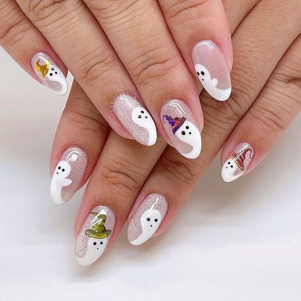 Cool Ghost Nails For Women