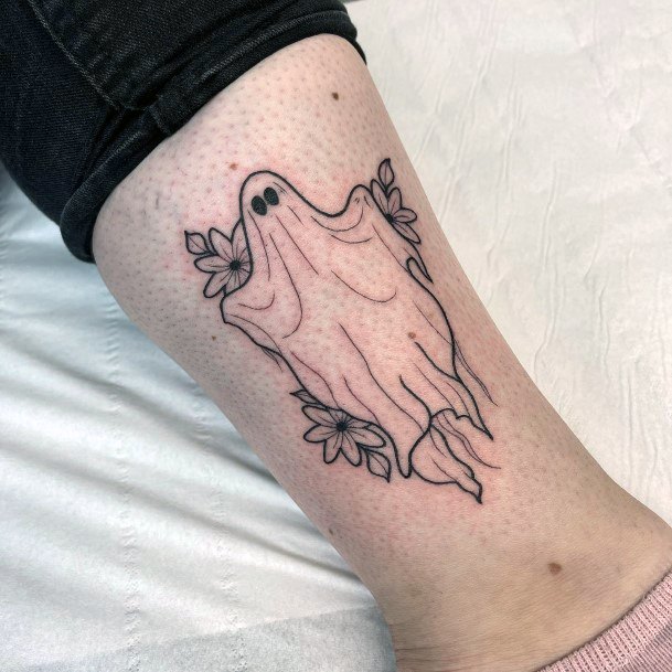 Cool Ghost Tattoos For Women