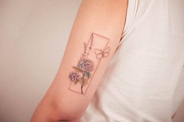 Cool Girly Tattoos For Women Tricep