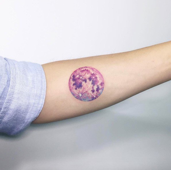 Cool Globe Tattoo Womens Arms