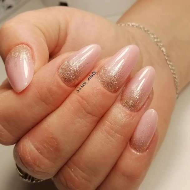 Cool Gold Ombre Nails For Women