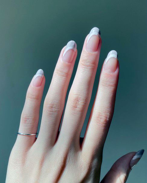 Cool Grey Dress Nails For Women