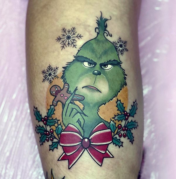 Cool Grinch Tattoos For Women