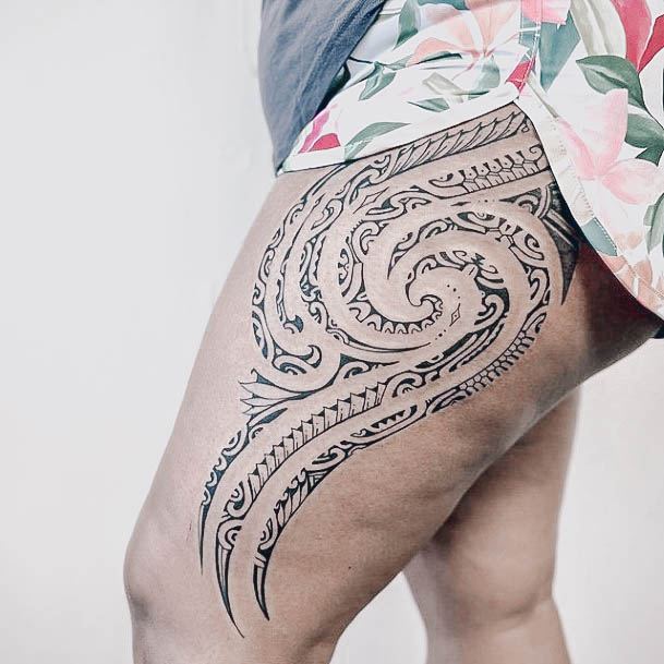 Cool Hawaiian Tattoos For Women