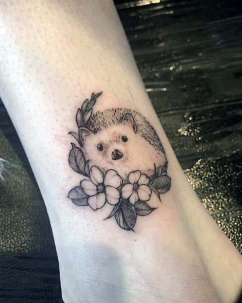 Cool Hedgehog Tattoos For Women