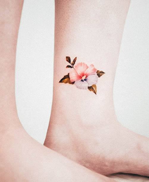 Cool Hibiscus Tattoos For Women