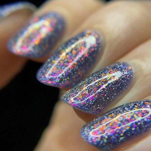 Cool Holographic Nails For Women