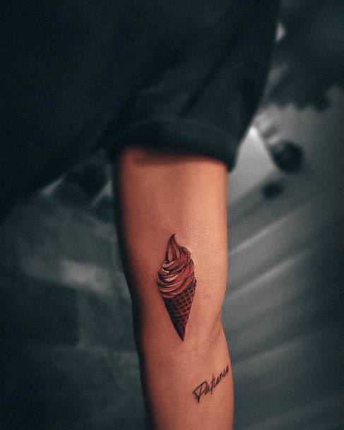 Cool Ice Cream Tattoos For Women