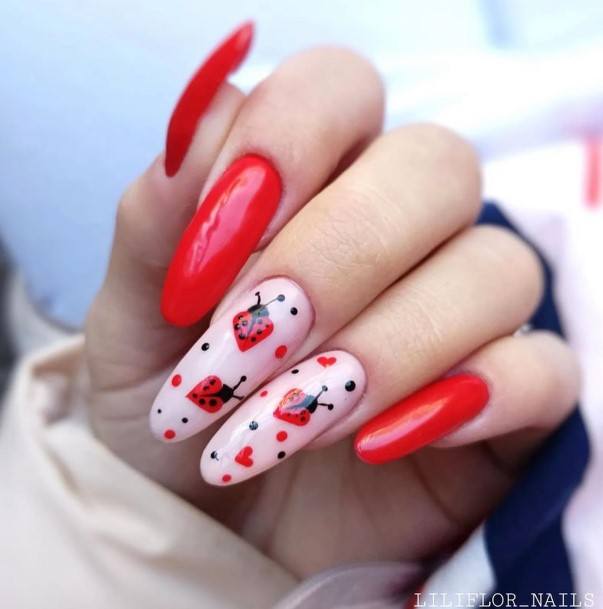 Cool Ladybug Nails For Women