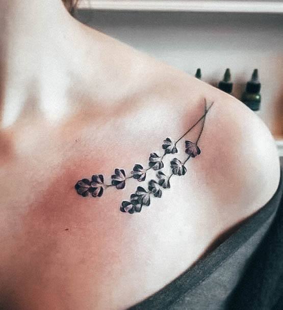 Cool Lavender Tattoos For Women