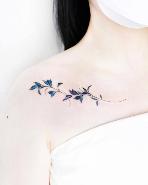 Cool Leaf Tattoos For Women
