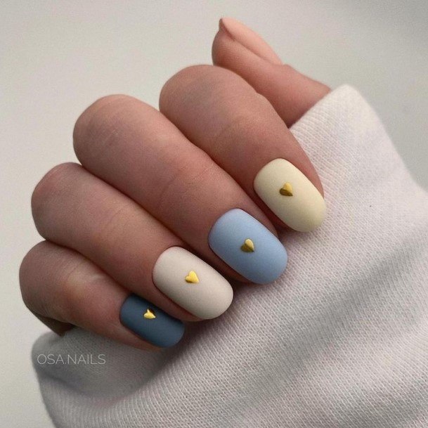 Cool Light Blue Nails For Women