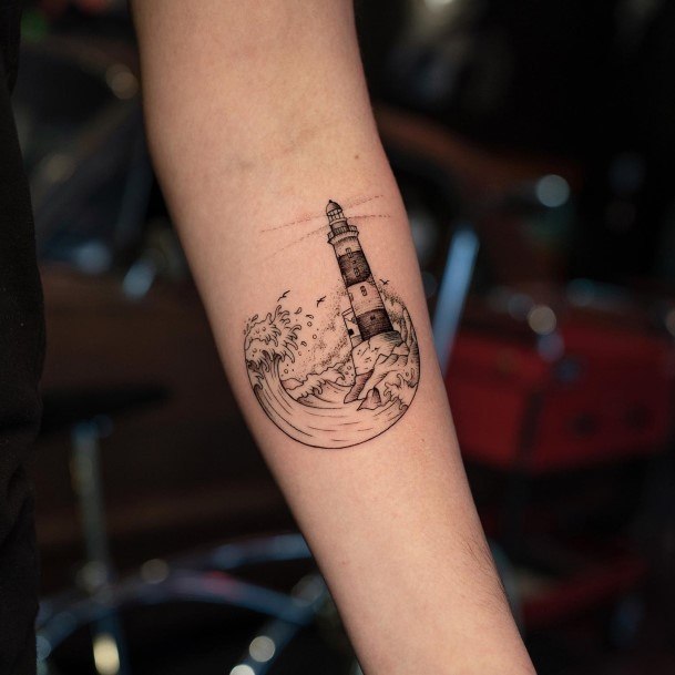 Cool Lighthouse Tattoos For Women