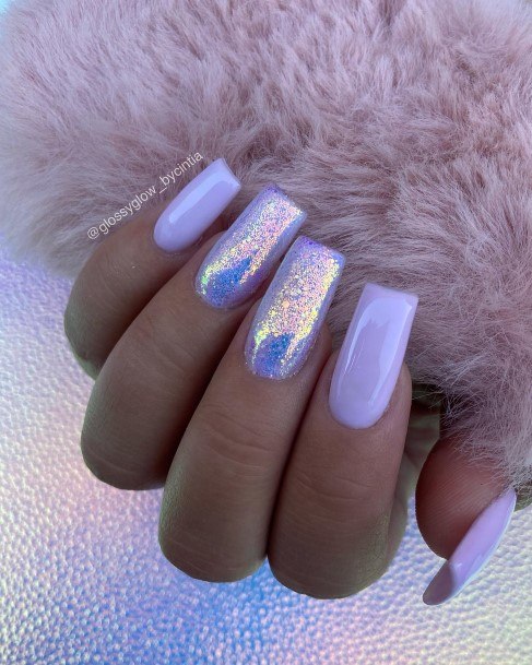 Cool Lilac Nails For Women