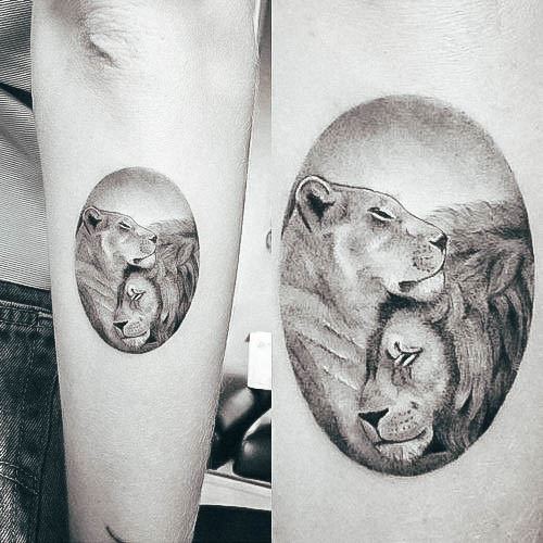 Cool Lioness Tattoos For Women