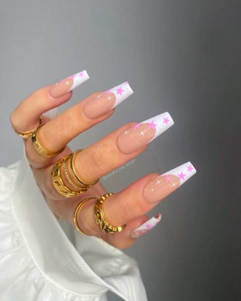 Cool Long French Nails For Women