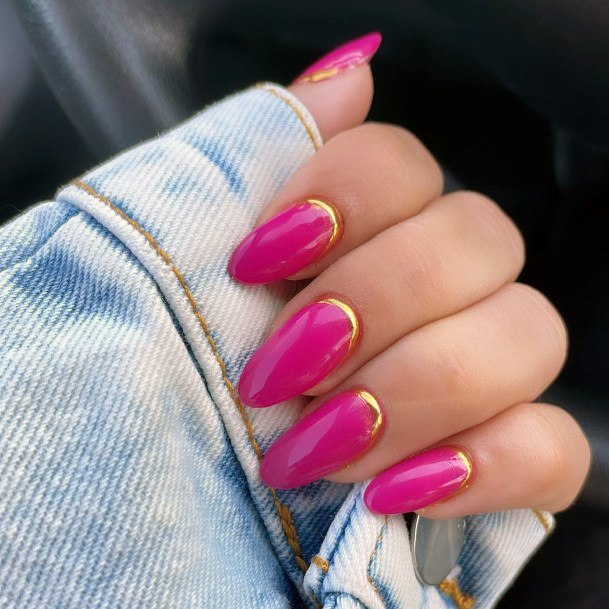 Cool Magenta Nails For Women