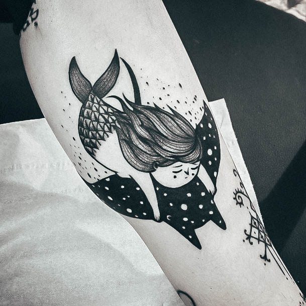 Cool Mermaid Tattoos For Women